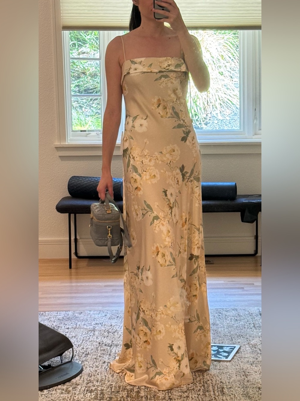 Jenny Yoo Landry dress VERONA FLORAL BUTTERCUP MULT - Picture 5 of 5